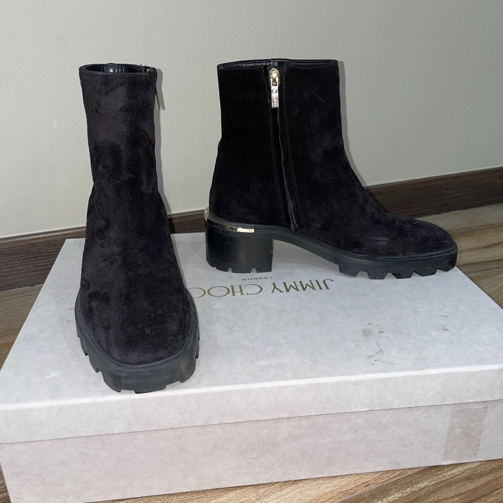 Jimmy Choo Cruz Flat Bootie QS0 - 202 - Picture 7 of 8